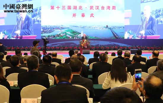 資料圖:第十三屆湖北·武漢臺灣周盛大開幕 資料圖:第十三屆湖北·武漢臺灣周盛大開幕