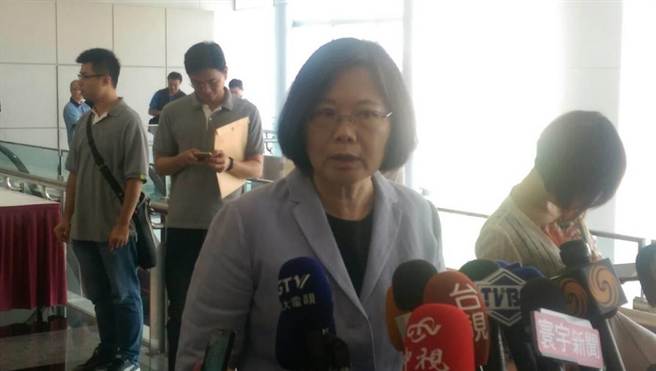 蔡英文稱民進黨全代會不會特別處理"臺獨黨綱" 蔡英文稱民進黨全代會不會特別處理"臺獨黨綱"