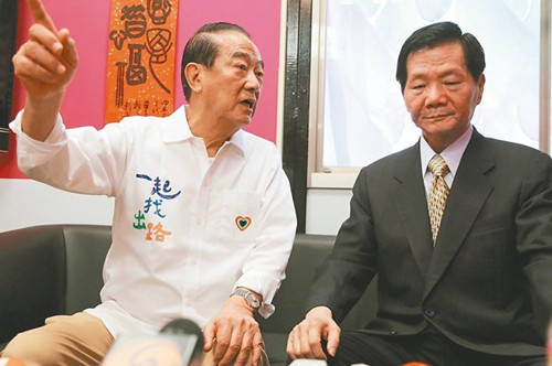 劉炳偉吁國親合作拼“大選”宋楚瑜:我癡癡在等