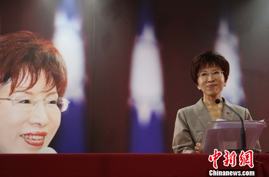 國民黨將開會討論“換柱”洪秀柱說故事表心志