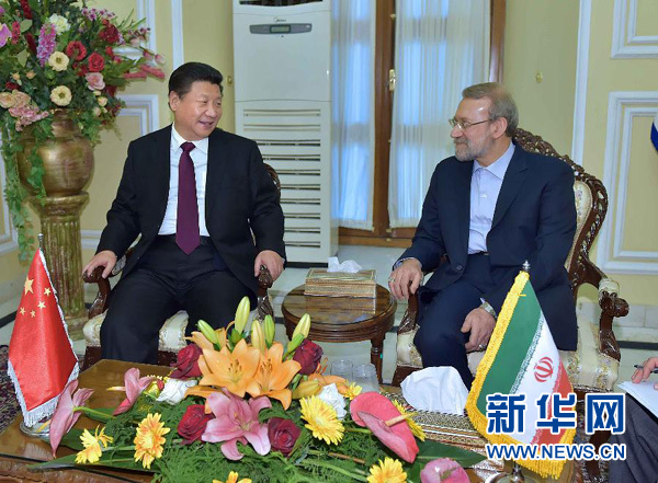 習近平會見伊朗伊斯蘭議會議長拉里賈尼 習近平會見伊朗伊斯蘭議會議長拉里賈尼