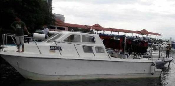 馬來西亞海事執(zhí)法局提供的失事游船資料圖片(新加坡《聯(lián)合早報》網(wǎng)站)