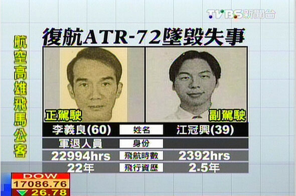 復興航空正副駕駛 復興航空正副駕駛