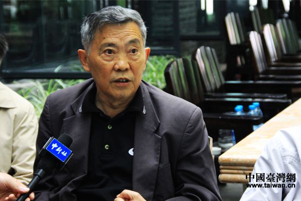 抗日名將鄧錫侯之子鄧宇民。(中國臺灣網記者 宣玲玲 攝 ) 抗日名將鄧錫侯之子鄧宇民。(中國臺灣網記者 宣玲玲 攝 )