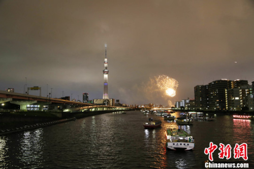 資料圖:煙火大會