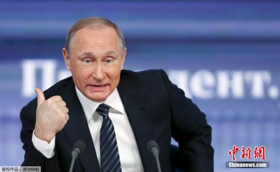 資料圖片:俄羅斯總統普京。