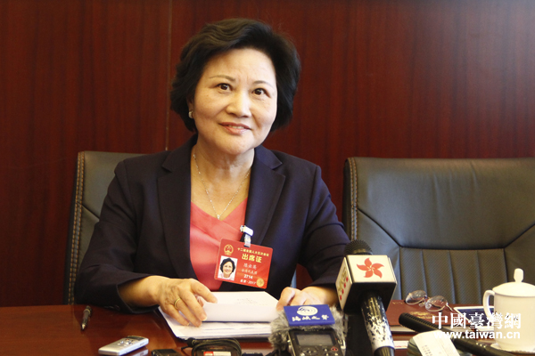 臺(tái)籍人大代表陳云英:用腳投票的臺(tái)灣青年越來越多 臺(tái)籍人大代表陳云英:用腳投票的臺(tái)灣青年越來越多