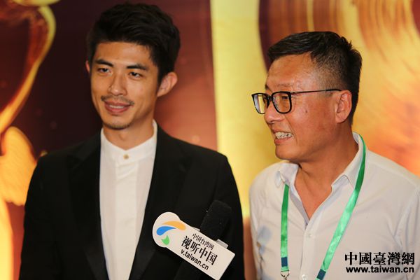 獲獎(jiǎng)?wù)呓邮芘_(tái)灣網(wǎng)記者專(zhuān)訪。(中國(guó)臺(tái)灣網(wǎng) 袁楚 攝)